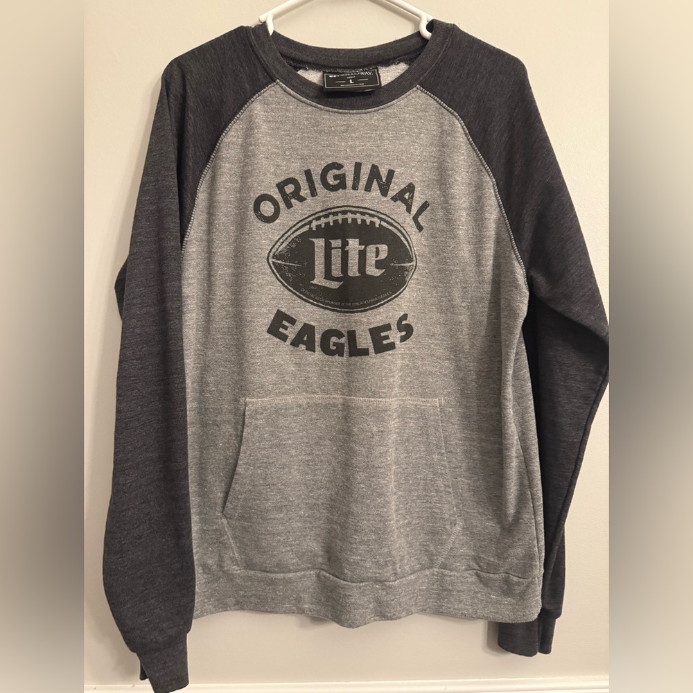 Eagles sweatshirt, black/gray, vguc